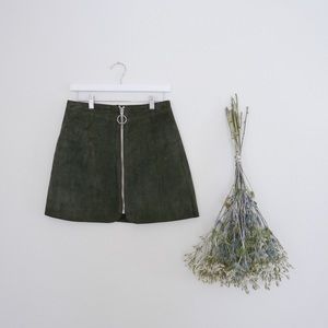 70s Suede Skirt